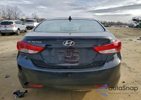 2013 Hyundai Elantra Gls из США, поврежденный, VIN KMHDH4AE7DU653883